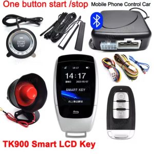 Smart Touch Car Keys BT Enabled Phone App Control PKE Remote Starter Ignition Control Function Dropshipping Car Alarms System